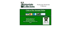 Desktop Screenshot of interstatecollects.com